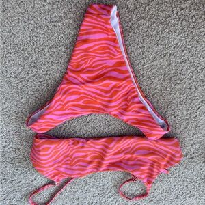 SHEIN Pink Zebra Print Bikini